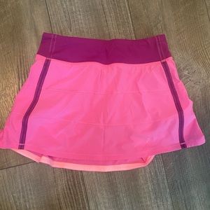 Lululemon run pace skirt